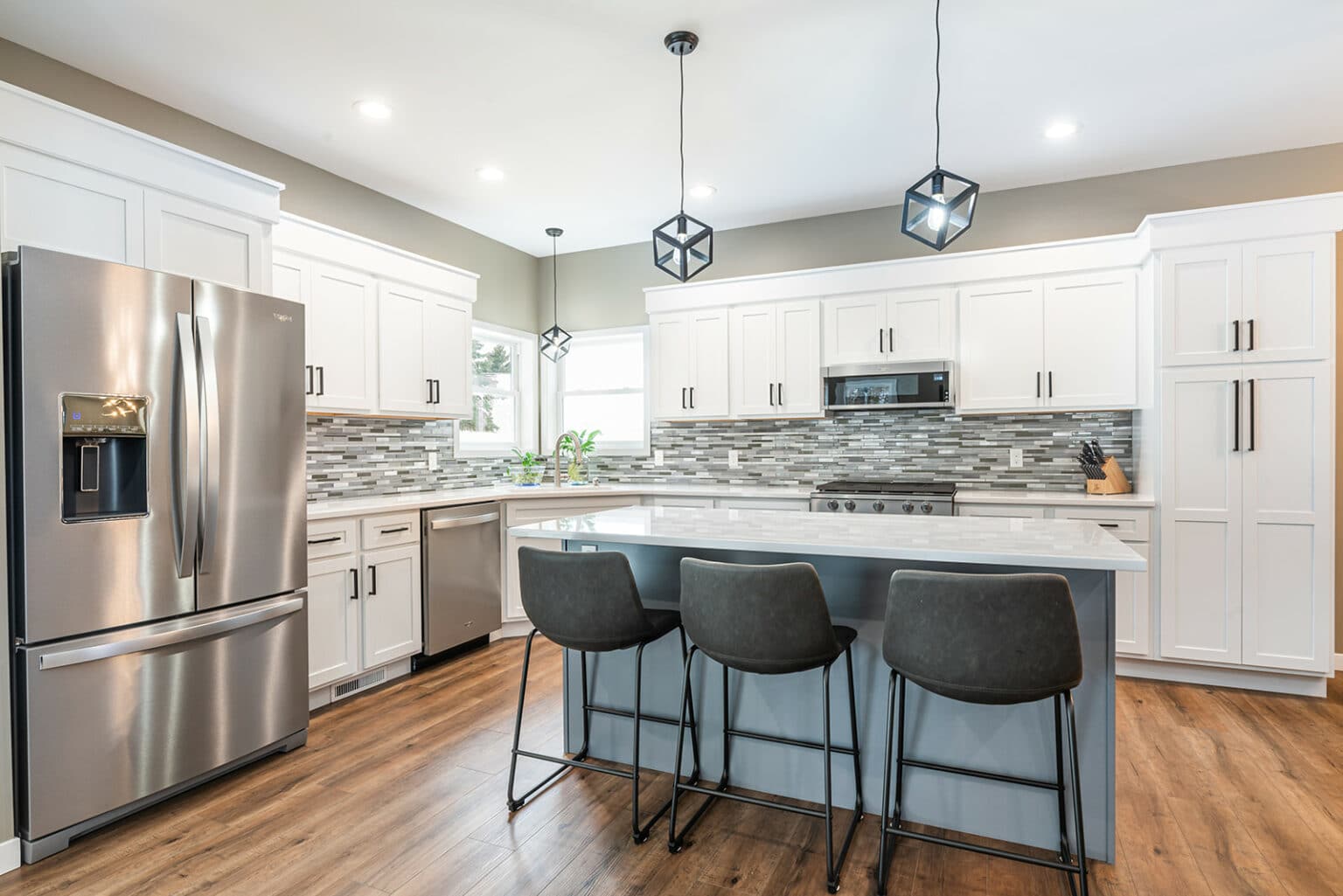Renovated custom kitchen